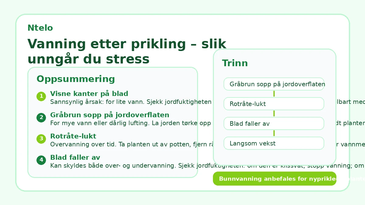 Vanning etter prikling – slik unngår du stress