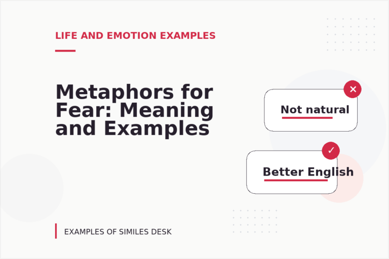 Metaphors for Fear: Meaning and Examples