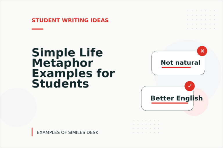 Simple Life Metaphor Examples for Students