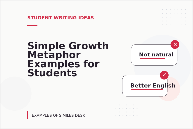 Simple Growth Metaphor Examples for Students