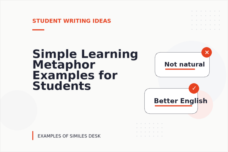 Simple Learning Metaphor Examples for Students Simple Learning Metaphor Examples for Students