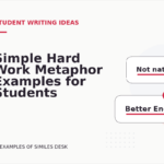 Simple Hard Work Metaphor Examples for Students