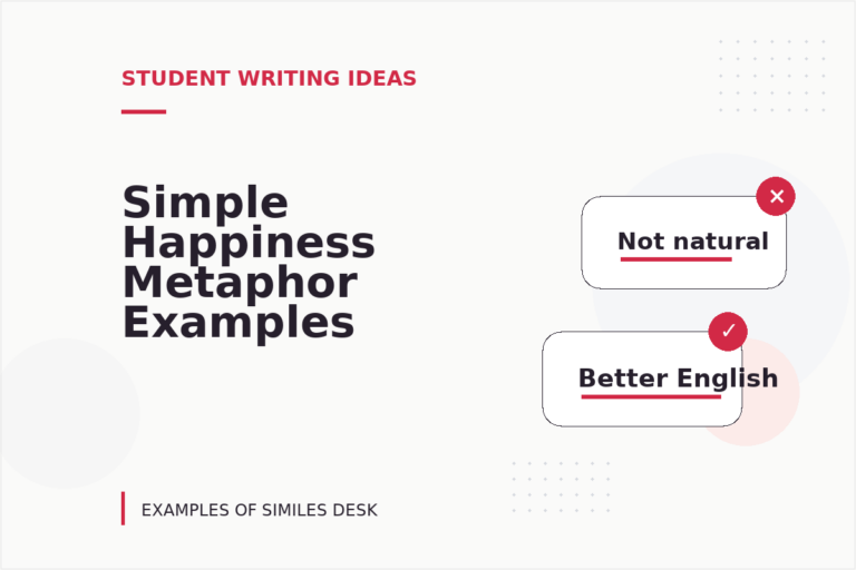 Simple Happiness Metaphor Examples for Students Simple Happiness Metaphor Examples for Students