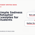 Simple Sadness Metaphor Examples for Students