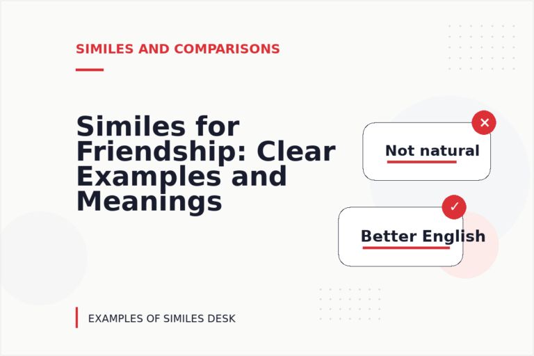 Similes for Friendship: Clear Examples and Meanings