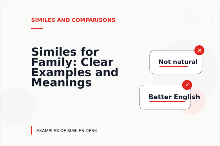 Similes for Family: Clear Examples and Meanings