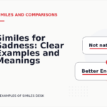 Similes for Sadness: Clear Examples and Meanings