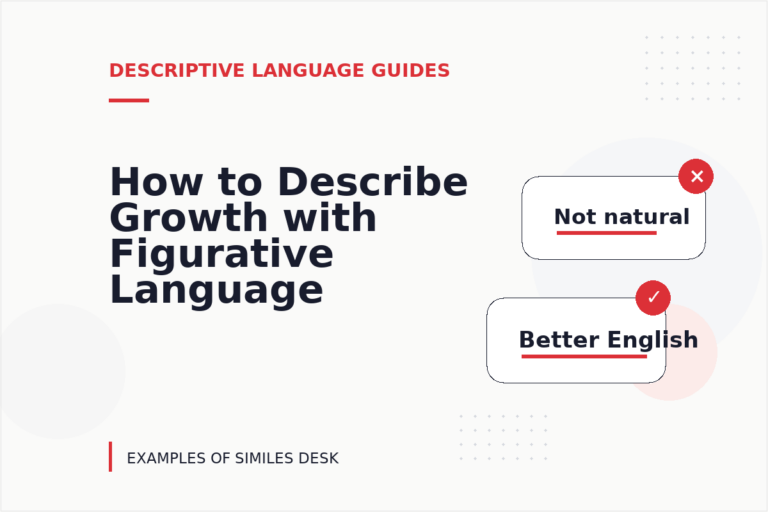 How to Describe Growth with Figurative Language How to Describe Growth with Figurative Language