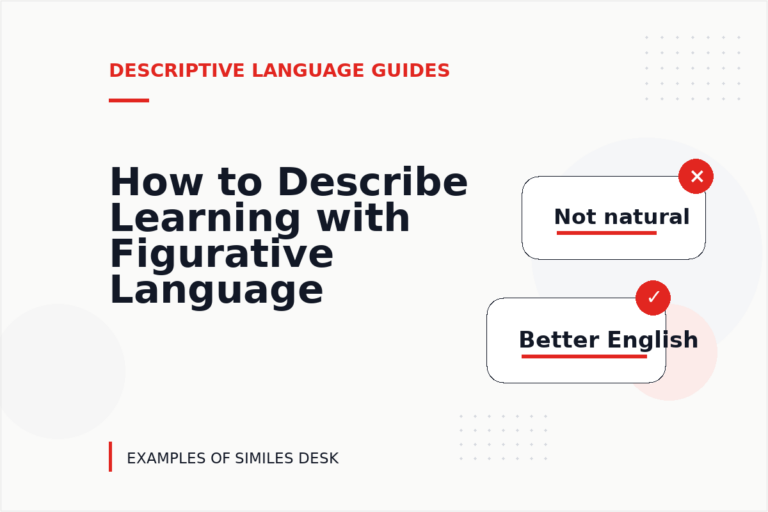 How to Describe Learning with Figurative Language How to Describe Learning with Figurative Language