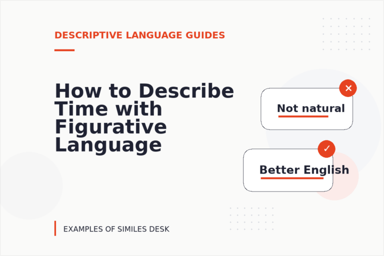 How to Describe Time with Figurative Language How to Describe Time with Figurative Language